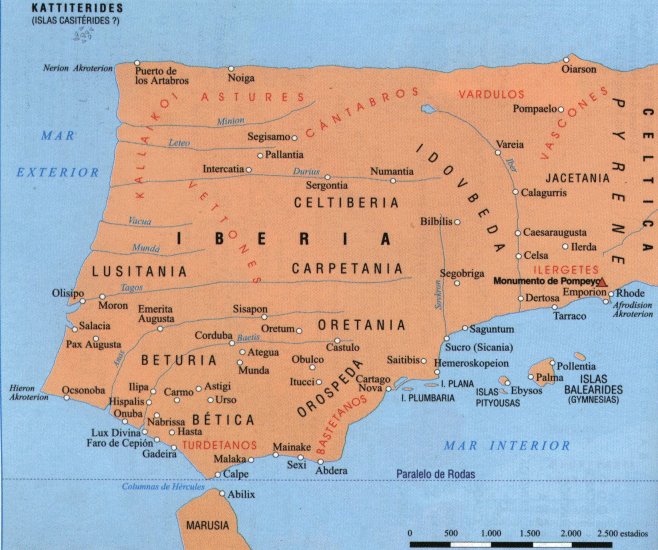 Hispania según Estrabón