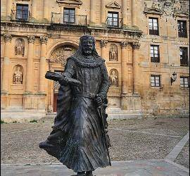 Estatua de Sancho García en Oña Estatua de Sancho García en Oña