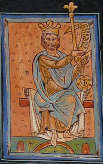 Bermudo II de León. Miniatura de la Catedral de León