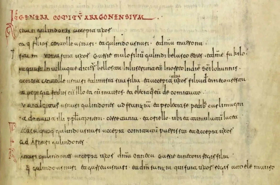 Códice de Roda: condes aragoneses, fol 192