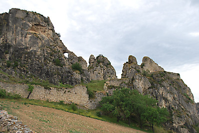 Restos del castillo de Santa Marta en Pancorbo
