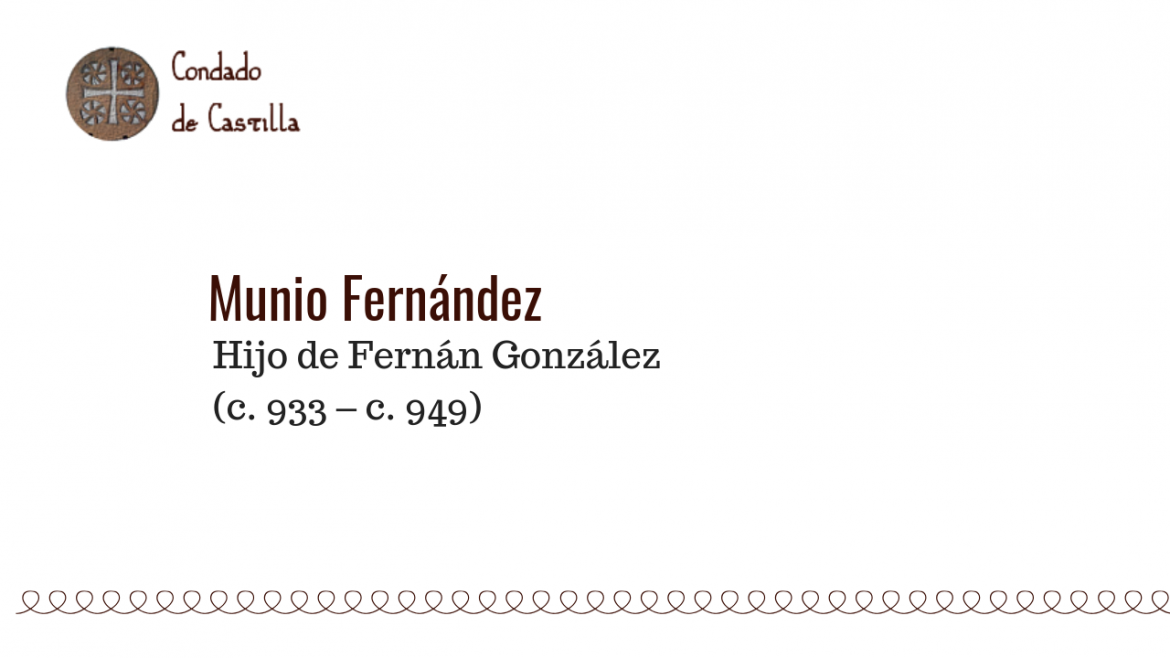 Munio Fernández, hijo de Fernán González