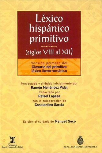 Léxico hispánico primitivo Book Cover