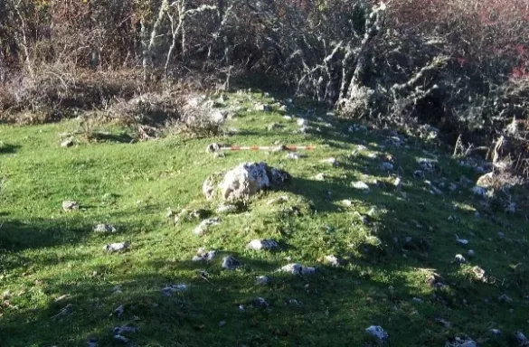 Castro de los peños en Fresno del Río (Cantabria)