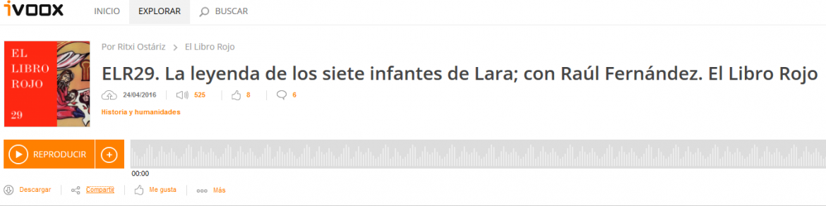 Podcast Leyenda de los Siete Infantes de Lara
