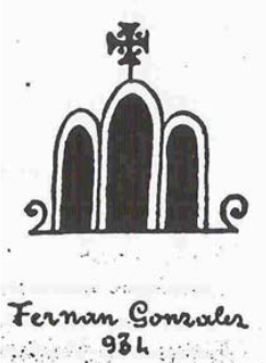 Signo Fernan González 934 San Pedro de Cardeña