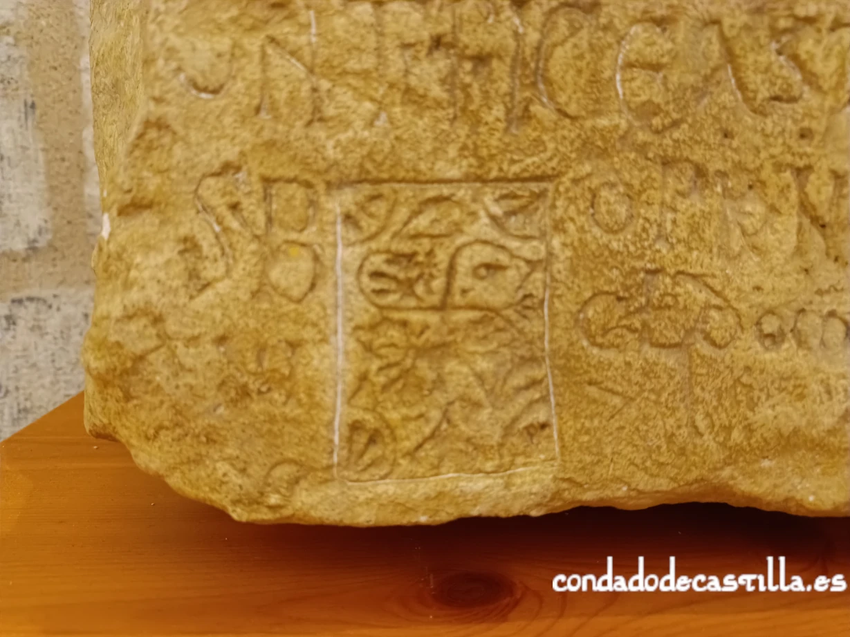 Signo de validación en la lápida de Mijangos