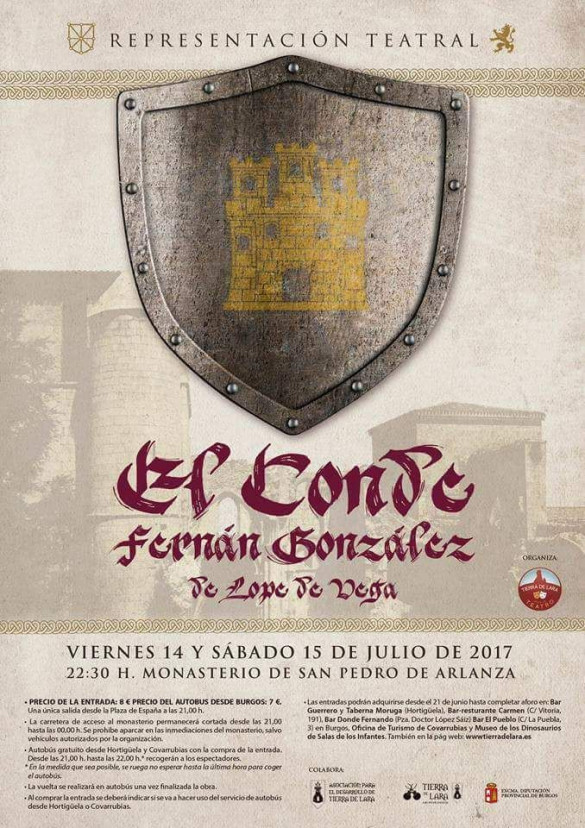 Representación El conde Fernán González 2017