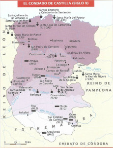 Condado de Castilla hacia el 970