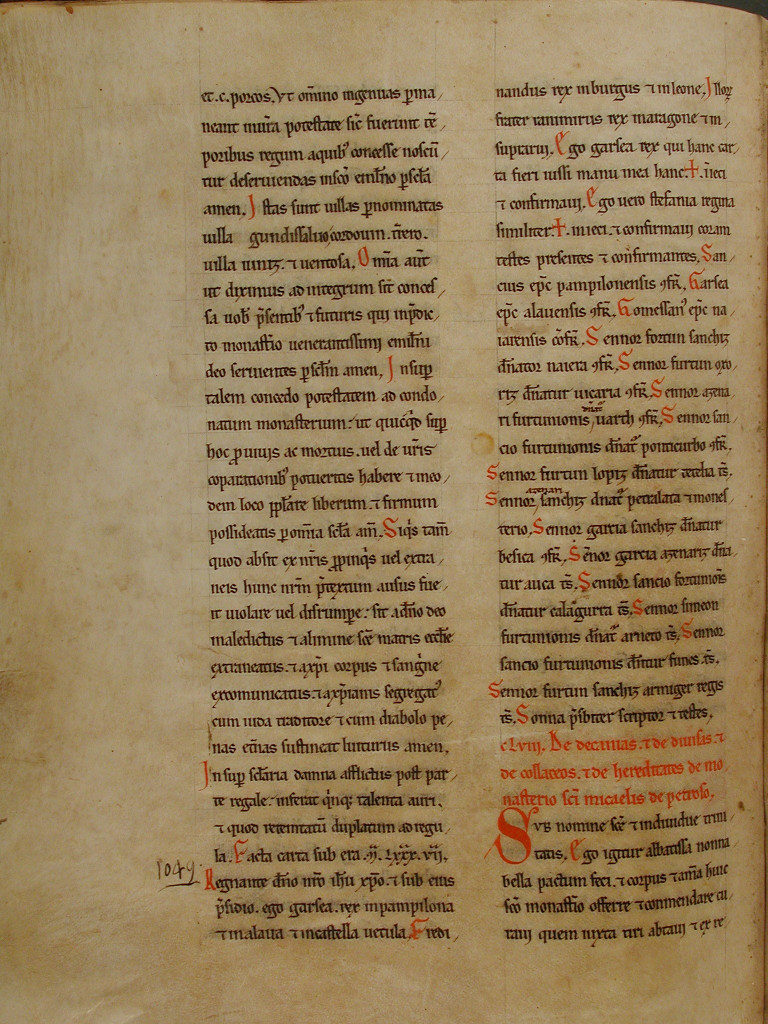 Folio 85 v - Becerro Gótico de San Millán de la Cogolla