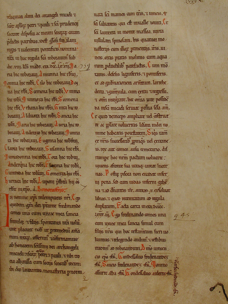 Folio 86 - Becerro Gótico de San Millán de la Cogolla