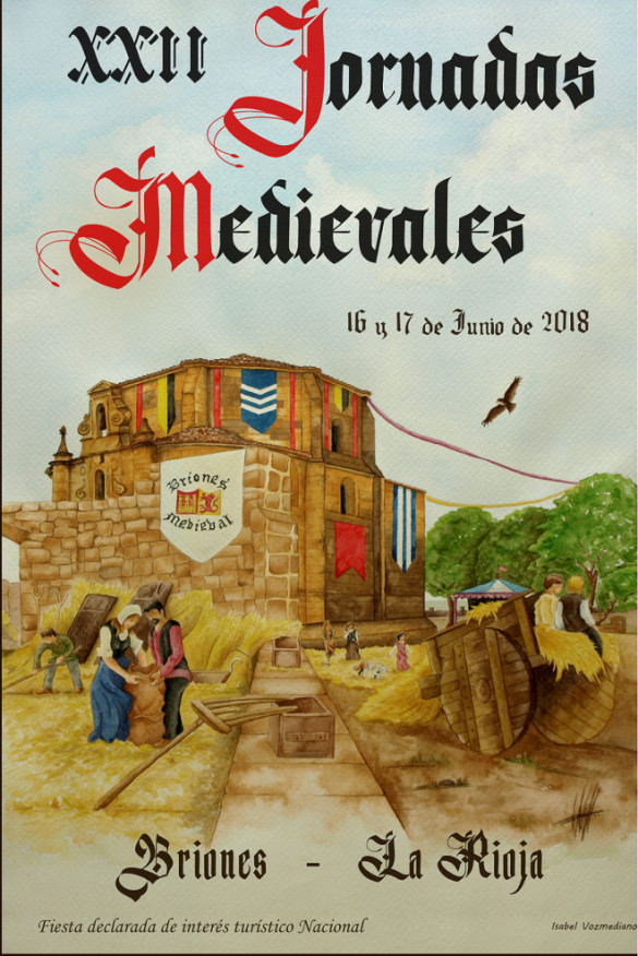 Cartel Briones Medieval 2018