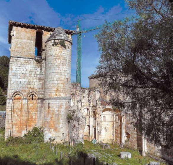 Obras en San Pedro de Arlanza