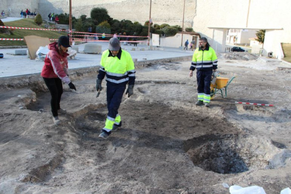 Excavación arqueológica en Cuéllar