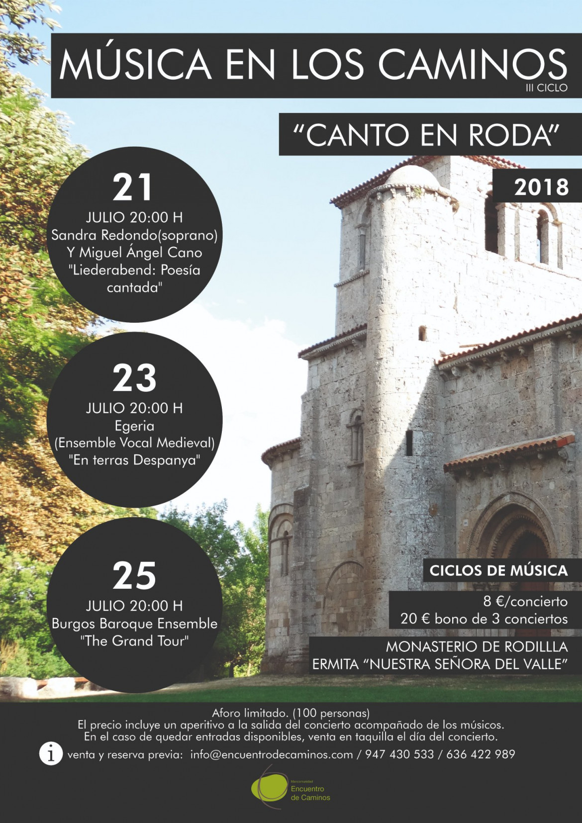 III Ciclo Música en los Caminos 2018 III Ciclo Música en los Caminos 2018