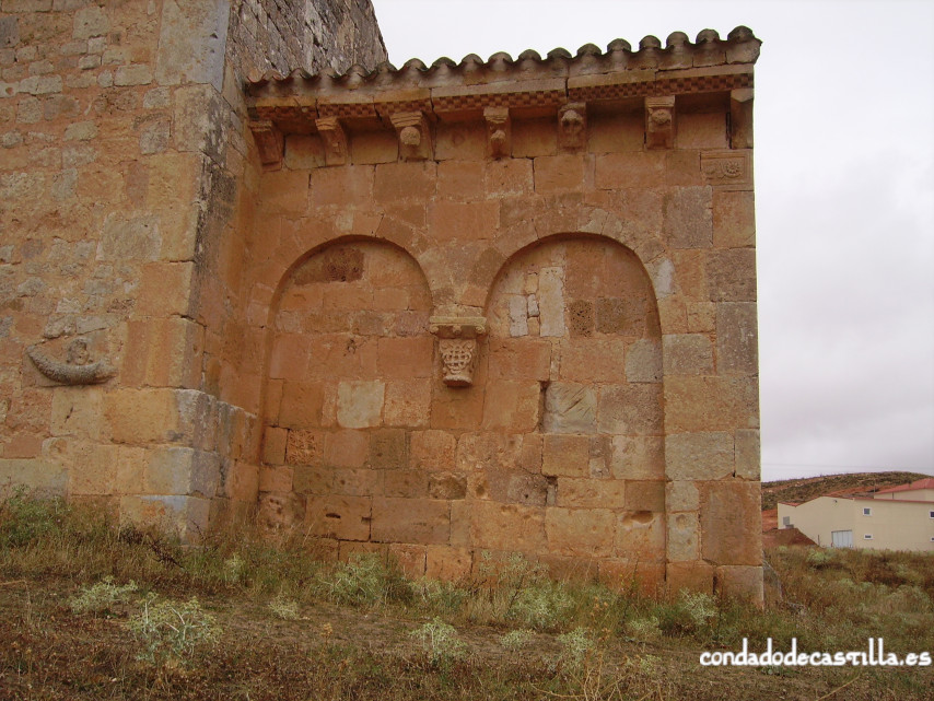 Muro sur del ábside de la Ermita del Santo Cristo de San Sebastián