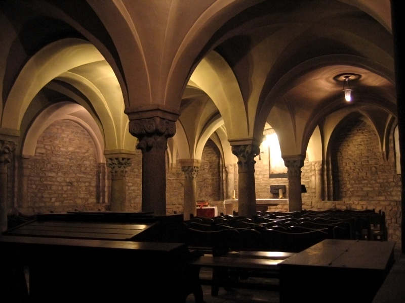 Cripta de la catedral de Vic