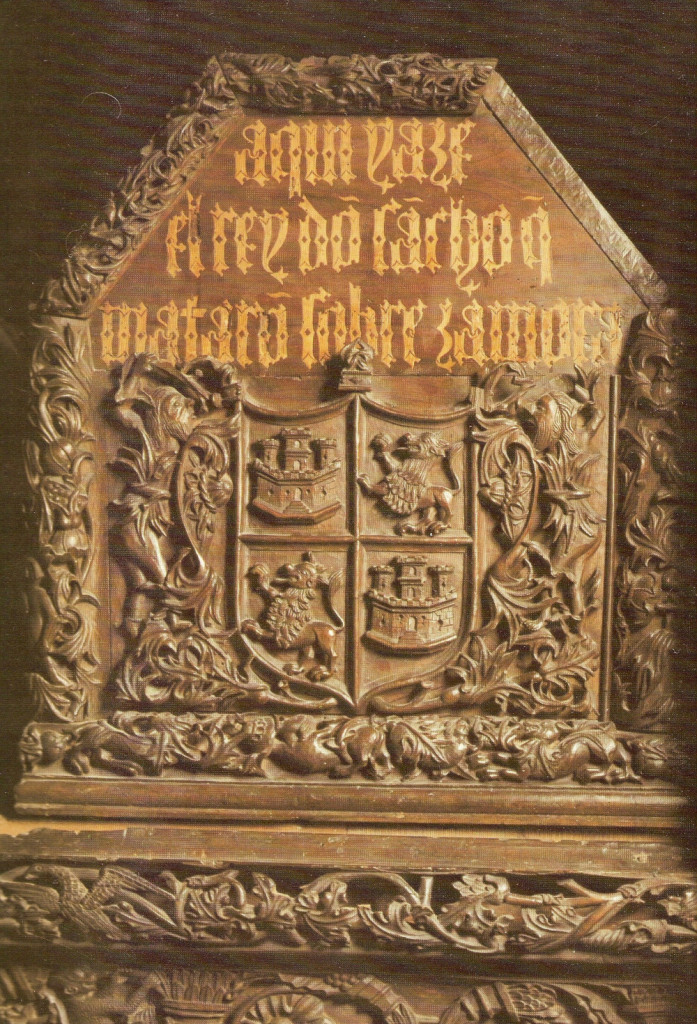 Sepulcro de Sancho II en el monasterio de San Salvador de Oña