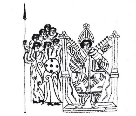 Miniatura de la Biblia de León (960), fol. 142v