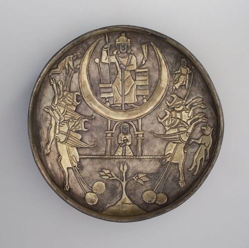 plato sasánida, 225-630 d. C., Museum of Fine Arts, Boston