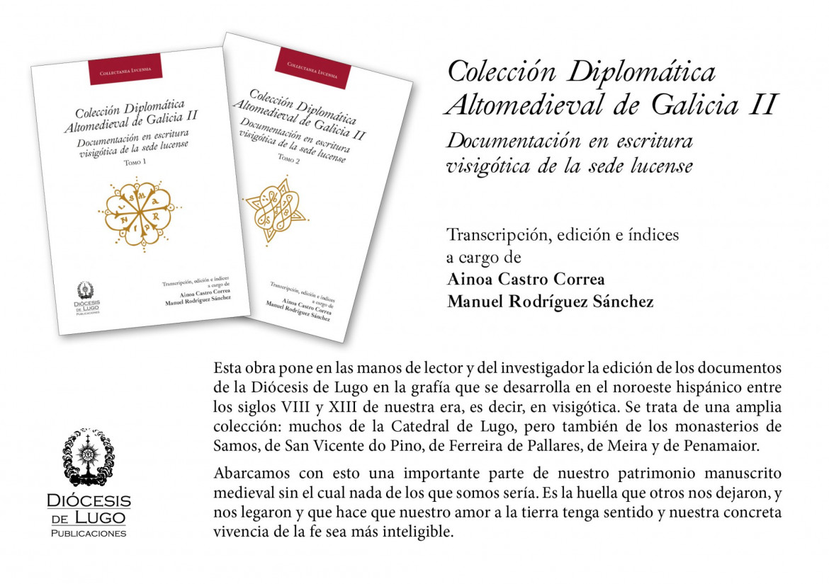 Colección diplomática altomedieval de Galicia II