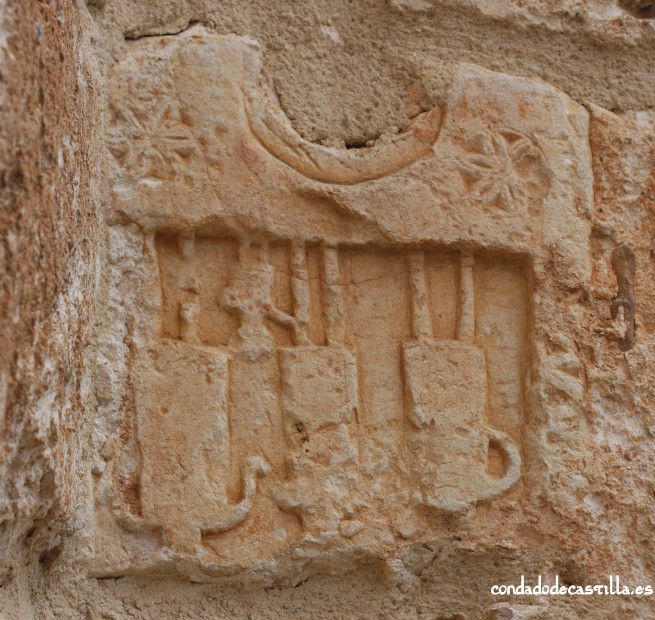 Estela romana en la iglesia de San Martín de Quintanaseca