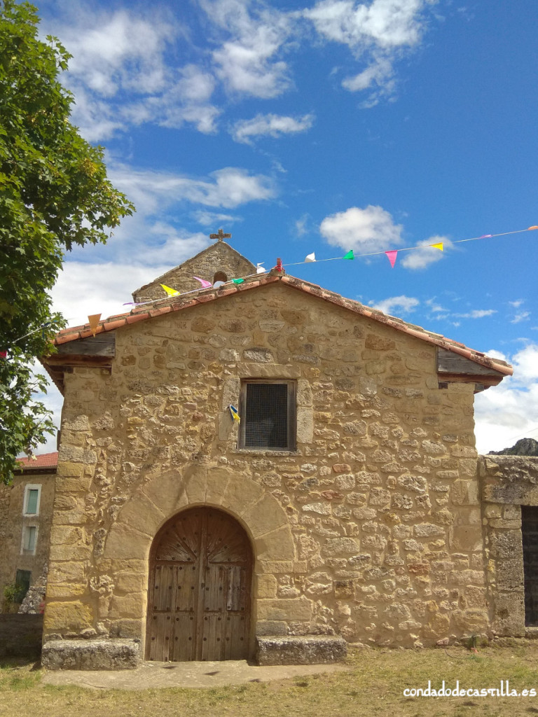 Acceso a San Martín de Quintanaseca