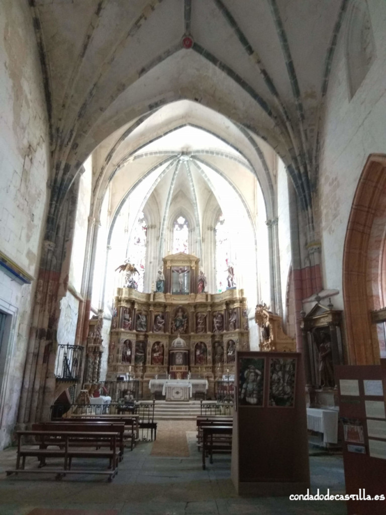 Interior ex-Colegiata de Santa María de Valpuesta