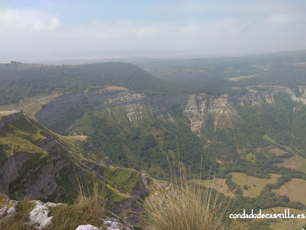 Valle de Angulo desde el salto de San Miguel