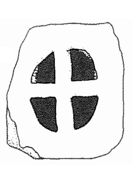 Dibujo ventana de San Antonio Abad de Barañano