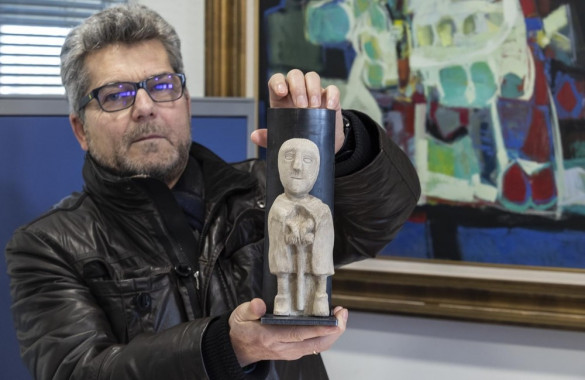 Réplica del ermitaño de Cueva de Juarros