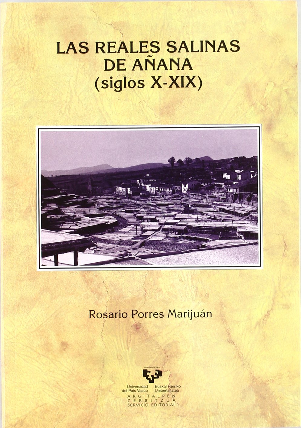 Las reales salinas de Añana, siglos X-XIX Book Cover