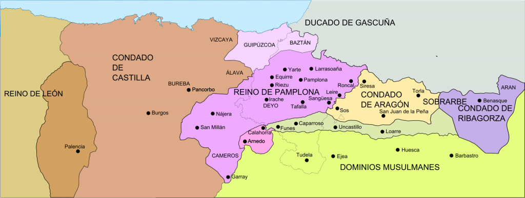 Dominios de Sancho III de Pamplona