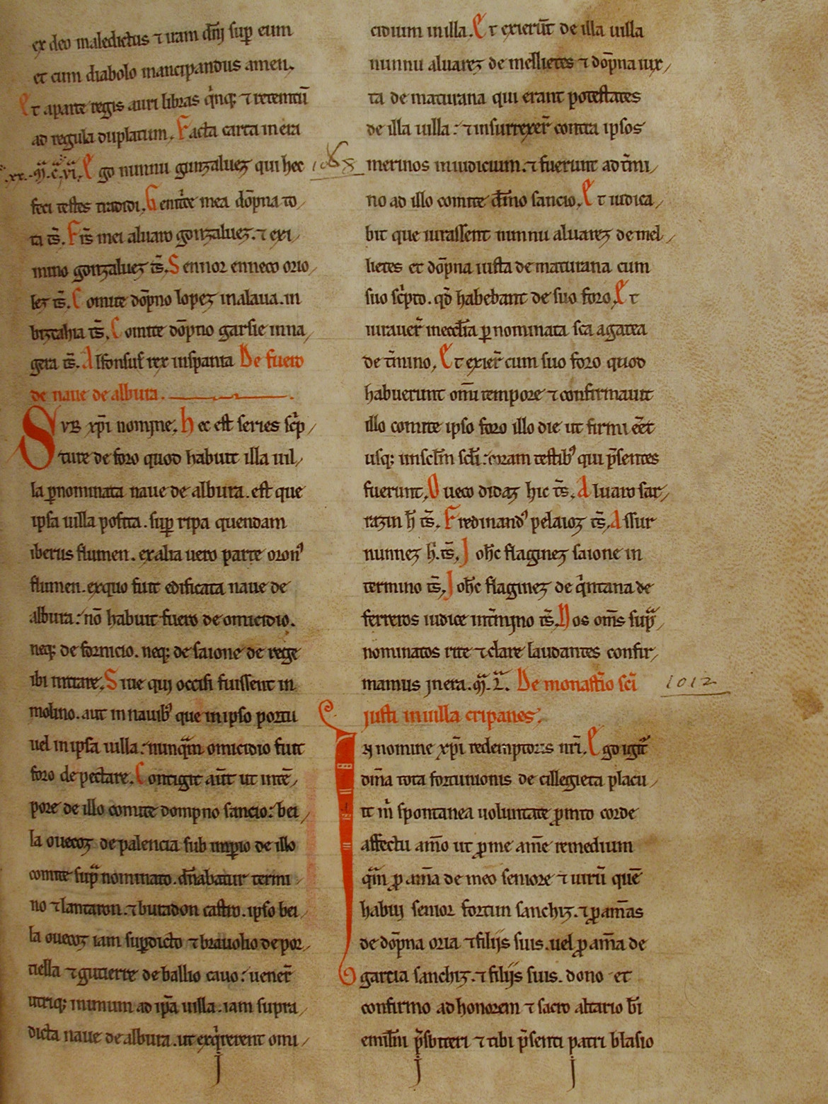 Fuero de la Nave de Albura