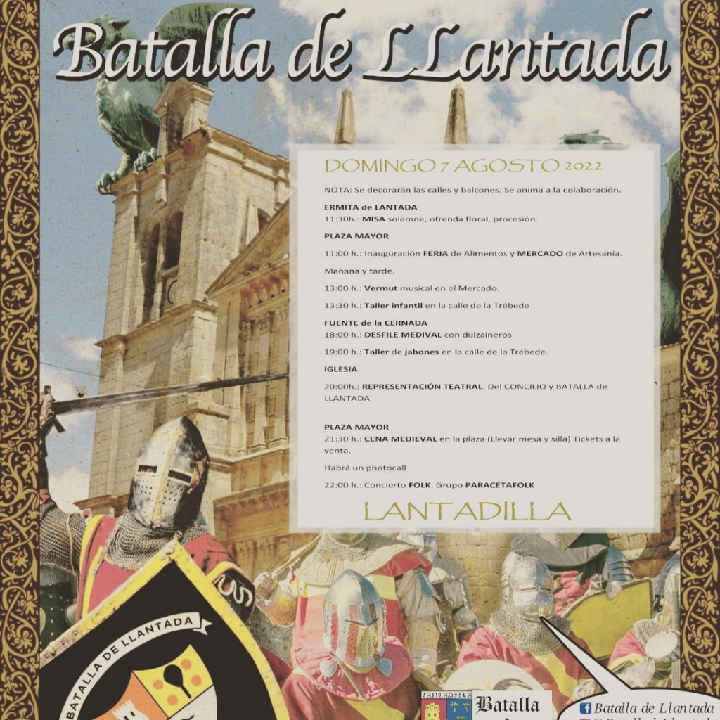 Cartel Batalla de Llantada 2022