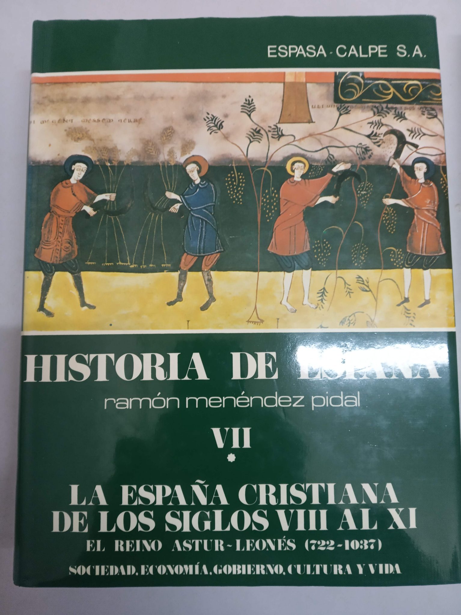 La España cristiana de los siglos VIII al XI. El reino astur-leonés (722-1037). Sociedad, economía, gobierno, cultura y vida Book Cover