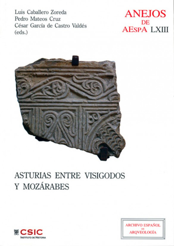 Asturias entre visigodos y mozárabes. (Visigodos y omeyas VI, Madrid 2010): 63 (Anejos de Archivo Español de Arqueología)