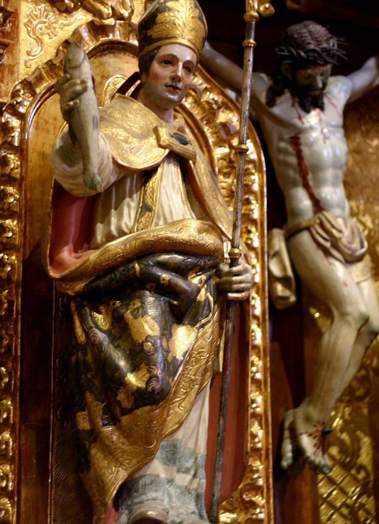 San Atilano, escultura de la iglesia de San Atilano y San Ildefonso de Zamora