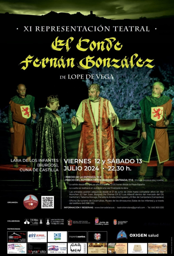XIª Representación teatral de El Conde Fernán González de Lope de Vega 2024