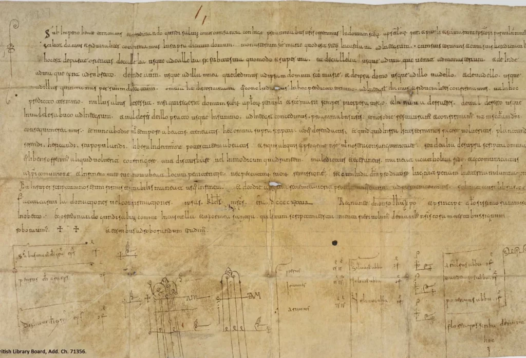 Descubierto en 2011. Donación de Santa María de Cárdaba (Segovia) a San Pedro de Arlanza (937). Escrito por Florencio de Valeránica. Conservado en British Library