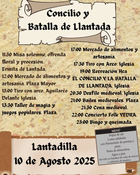 Recreación batalla de Llantada 2025