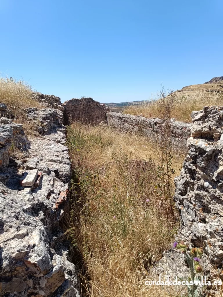 Restos de aljibe. Castillo de Lara
