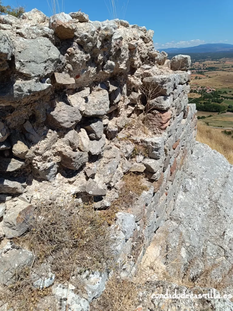 Castillo de Lara. Restos de muros