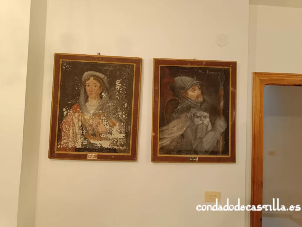 Doña Lambra y Ruy Velázquez. Retratos anónimos en el Ayuntamiento de Lara
