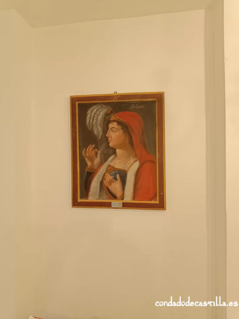La hermana de Almanzor: Arlaxa. Retratos anónimos del Ayuntamiento de Lara.
