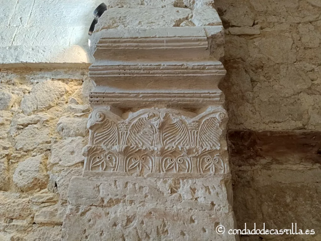 Capitel prerrománico de Santa María de Wamba