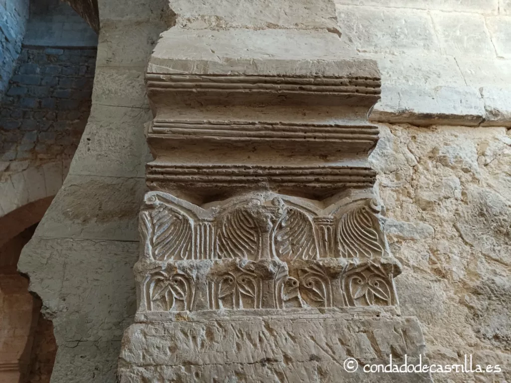 Capitel prerrománico de Santa María de Wamba