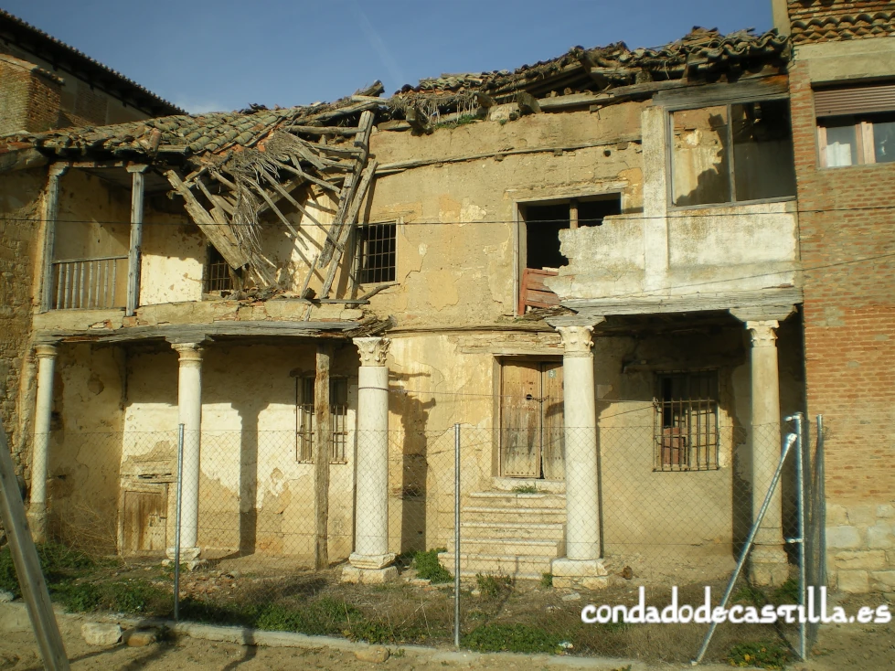 Casa prioral de San Román de Hornija antes de su consolidación