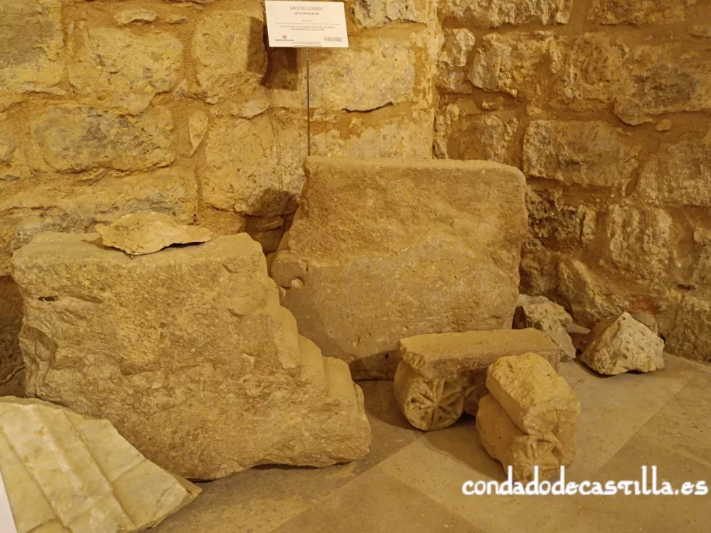 Restos de modillones de San Román de Hornija