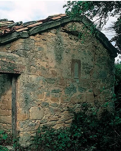 Ábside de la iglesia de Ael